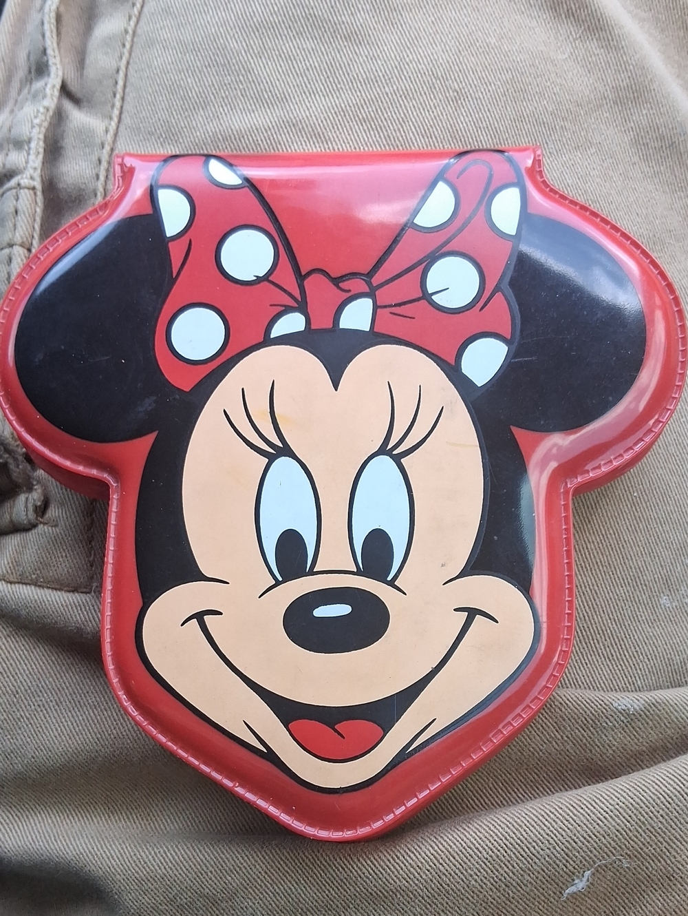 Vintage Disney Minnie Mouse Red and Black Kids Accessory Case